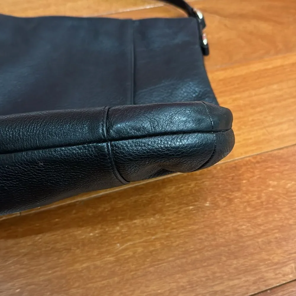 Coach Black Madison Isabelle Leather Hobo‎ Shoulder Bag